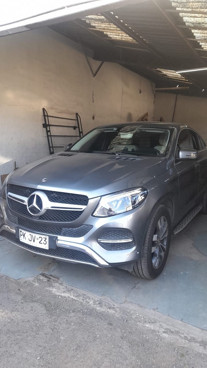 Mercedes-Benz GLE Coupé con lámina de seguridad instalada